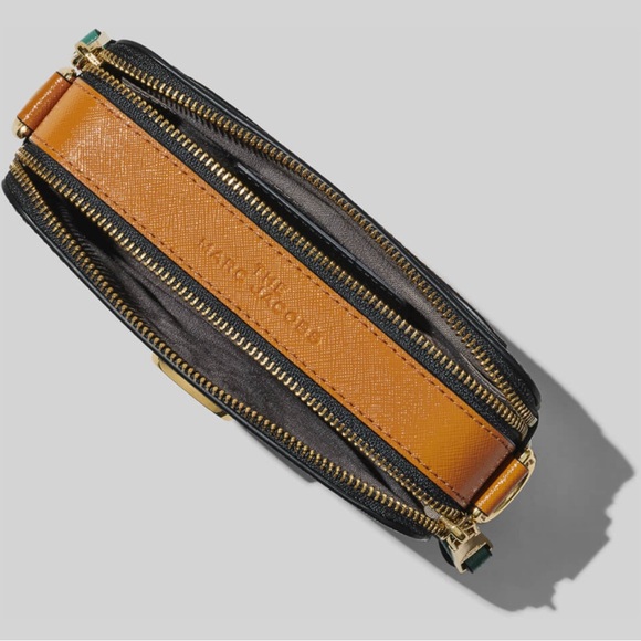 Marc Jacobs Black Crossbody Bag with Gold and Multicolor Strap - Picture 13 of 13